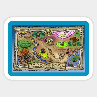 Scareglow’s House Blue Map Sticker